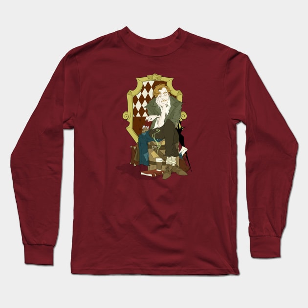 Professor Long Sleeve T-Shirt by Drea D. Illustrations